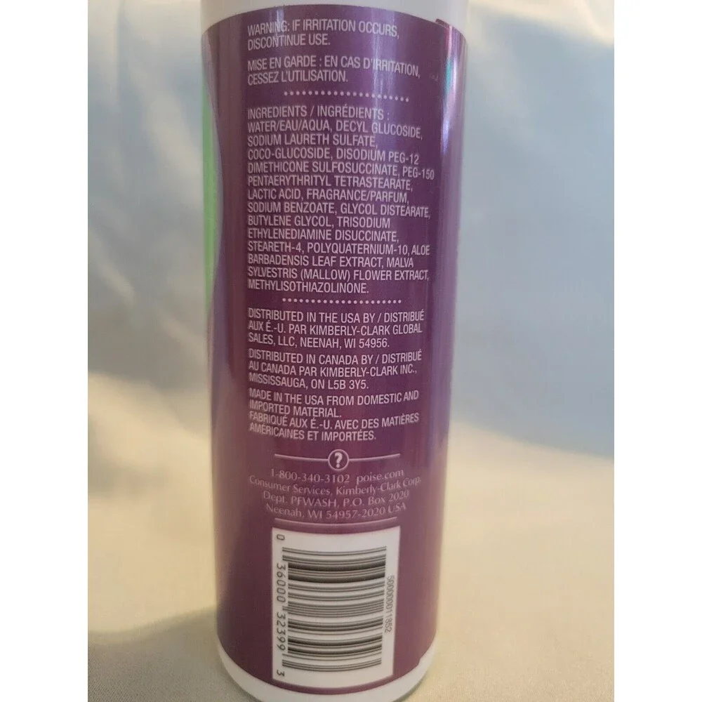 Poise Feminine Wash Daily Freshness pH Balanced 7.3 Fl Oz Brand New